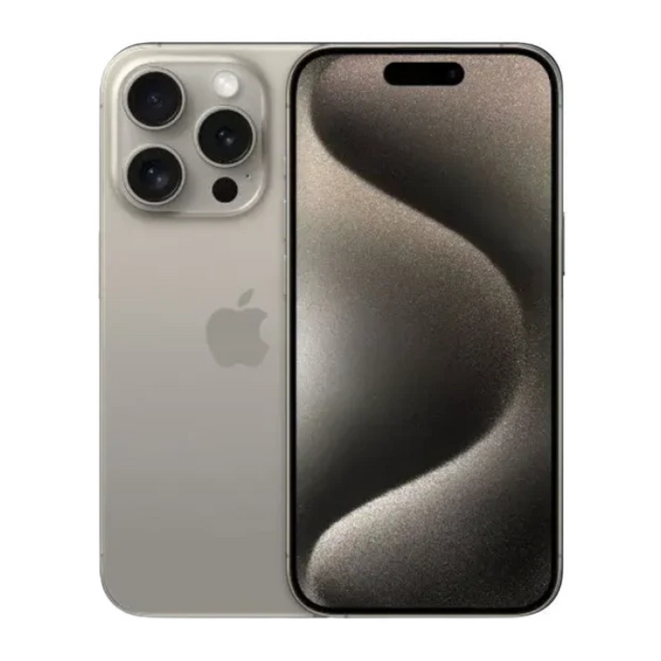 Apple iPhone 15 Pro (128GB, Natural Titanium) - Pre Owned / 3 Month Warranty - Mac Shack