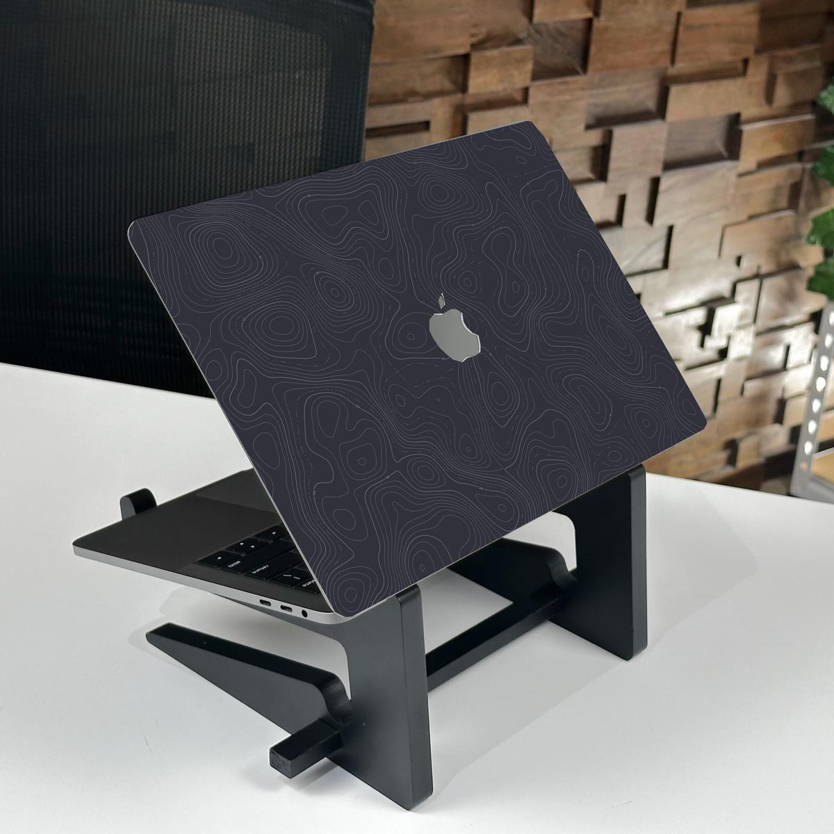 Topo Wave MacBook Skin