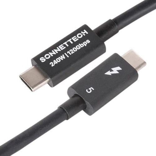 Sonnet Thunderbolt 5 Cable, 0.8m - Black