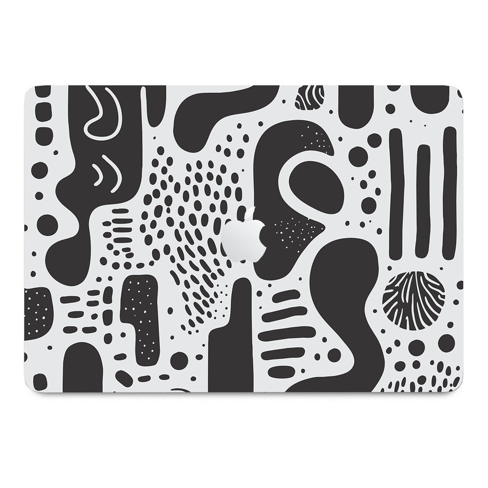 Monochrome Flow - MacBook Skin