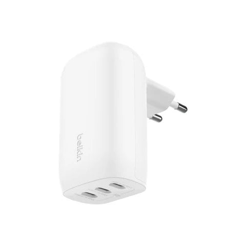 Belkin 3-in-1 67W Type-C Wall Charger with Type-C Male to Male Cable 2m