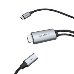 CASA H180 PD 100W USB-C to 4K 60Hz HDMI Cable (Grey) - Mac Shack