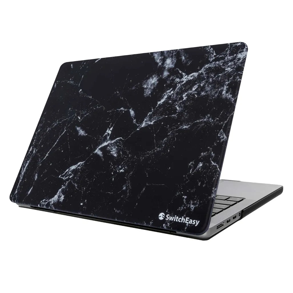 SwitchEasy Marble Hard Shell case for MacBook Pro 13" M1, Intel (2020) - Marble Black - Mac Shack