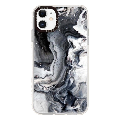 iPhone Soft Cover - Black & White Marble - Mac Shack