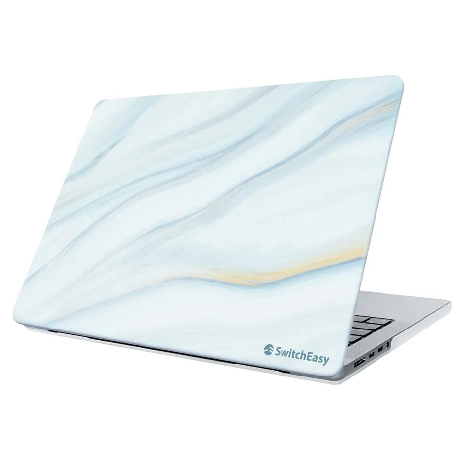 SwitchEasy Marble Hard Shell Case for MacBook Air 13.6" M2 (2022) - Cloudy White - Mac Shack