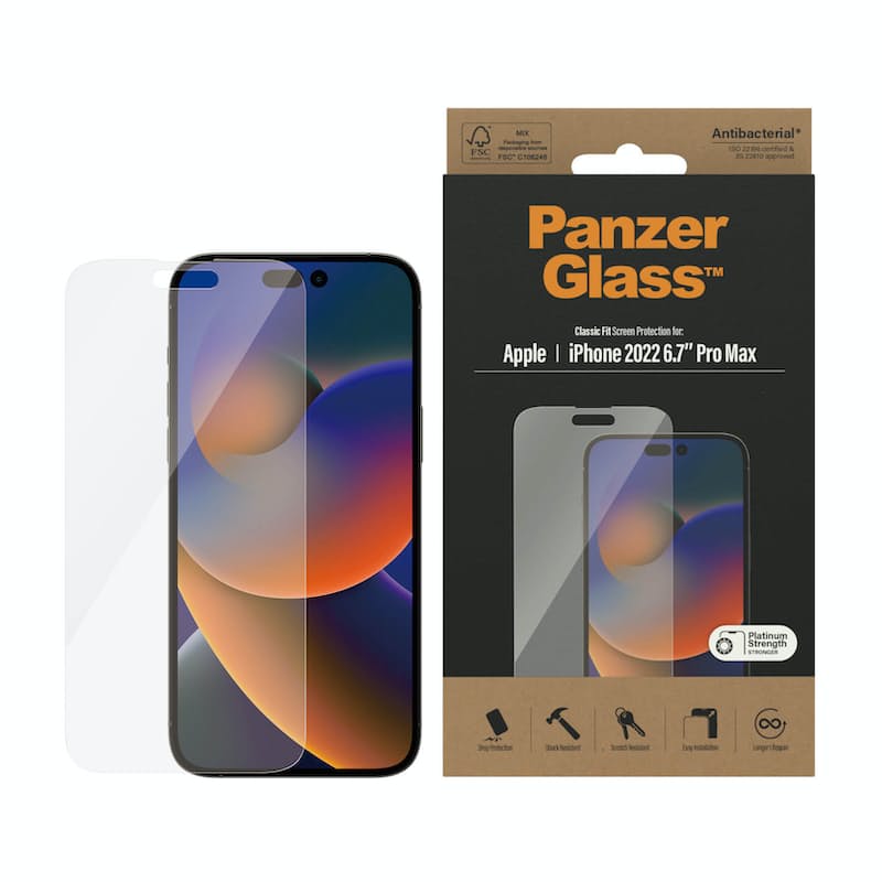 PanzerGlass™ Screen Protector for Apple iPhone 14 Pro Max - Mac Shack