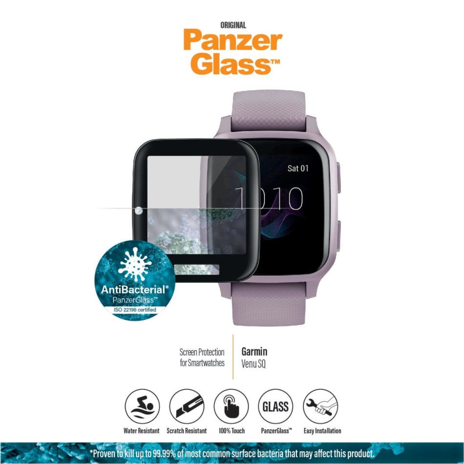 PanzerGlass™ Screen Protector for Garmin Venu SQ - Mac Shack