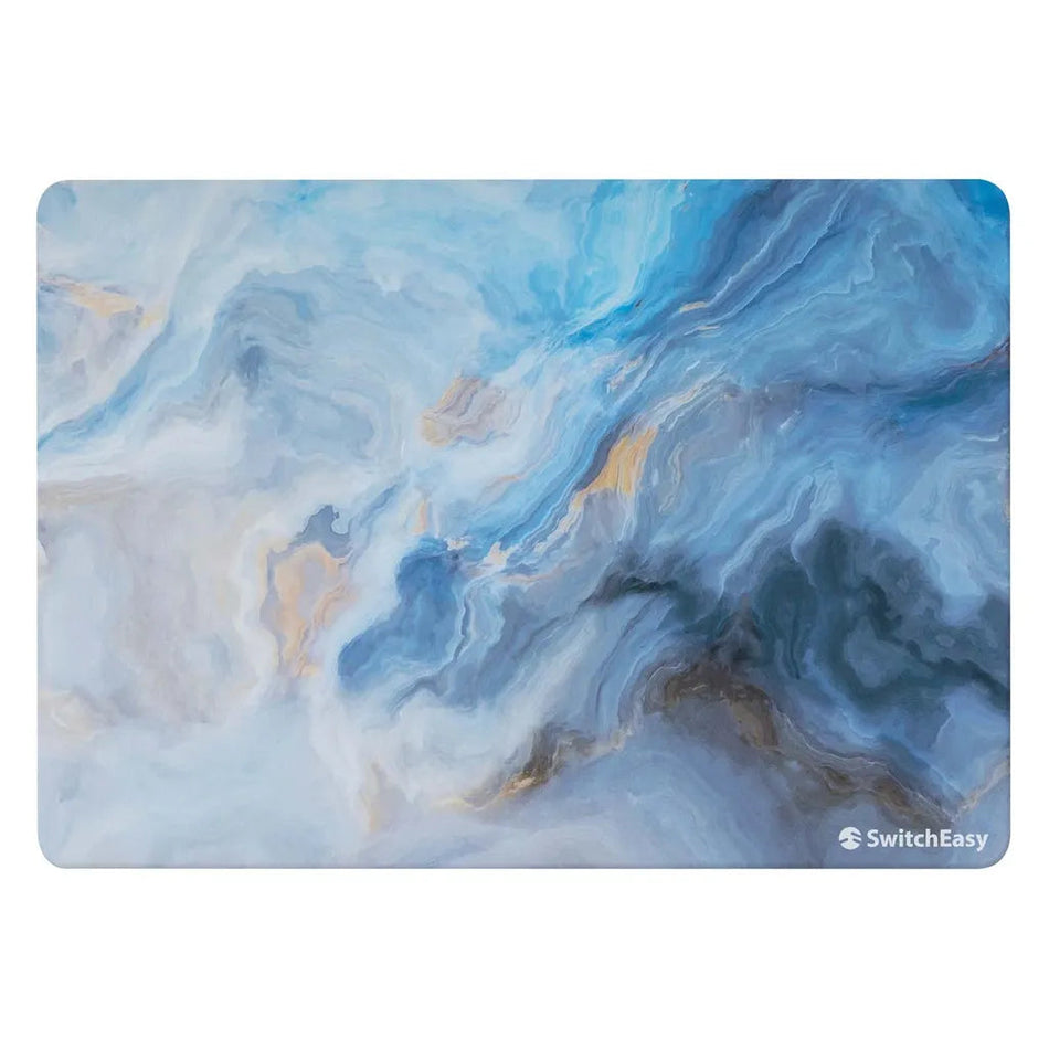 SwitchEasy Marble Hard Shell Case for MacBook Air 13.6" M2 (2022) - Marine Blue - Mac Shack