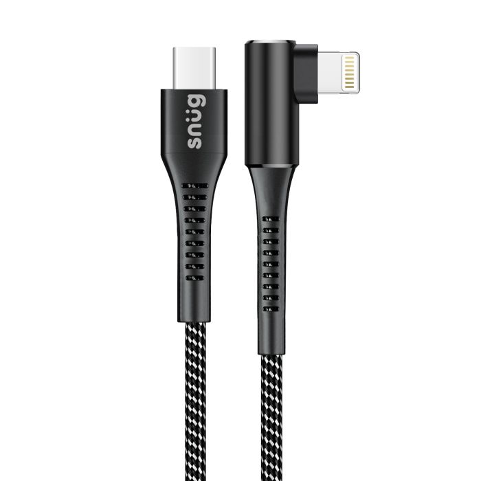 Snug O Copper MFI To Type C Cable With Stand 60W Black Silver - Mac Shack
