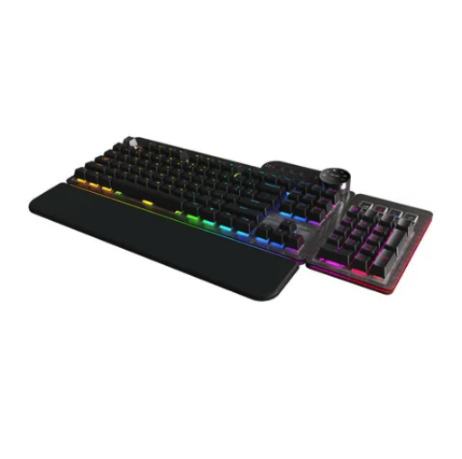 Mountain Everest Keyboard Max (Modular Numpad, Media Dock and Cherry MX Brown Switches, Gunmetal Grey) - New / Limited Supplier Warranty - Mac Shack