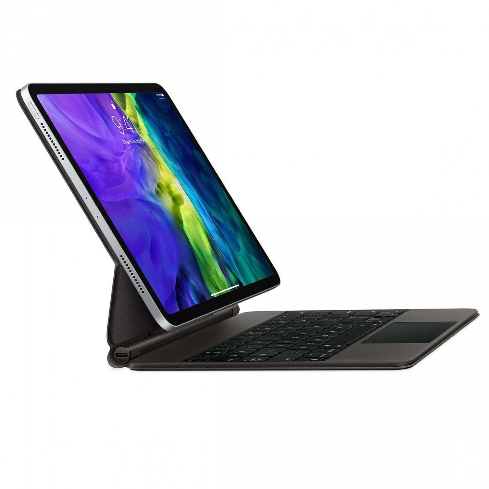 Apple ipad with keyboard and pencil